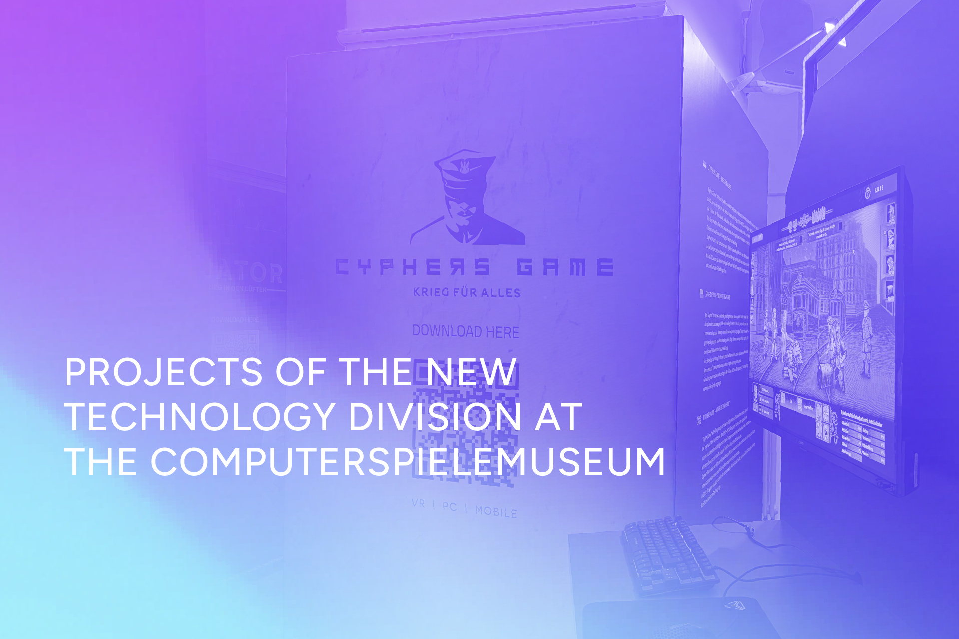 Exhibition of educational games by the New Technology Division in ...