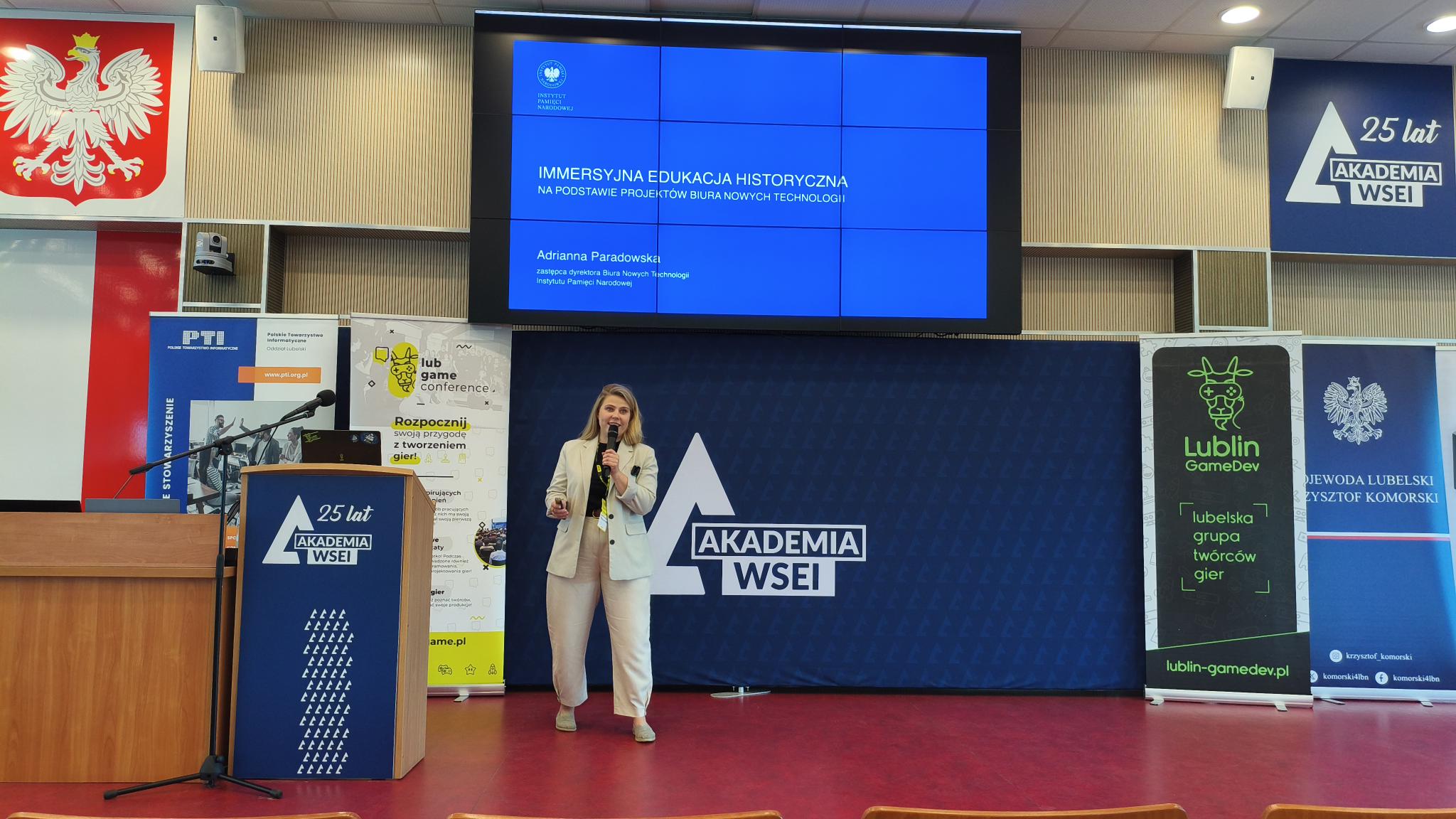 Udział Biura Nowych Technologii IPN w konferencji LubGame 2025