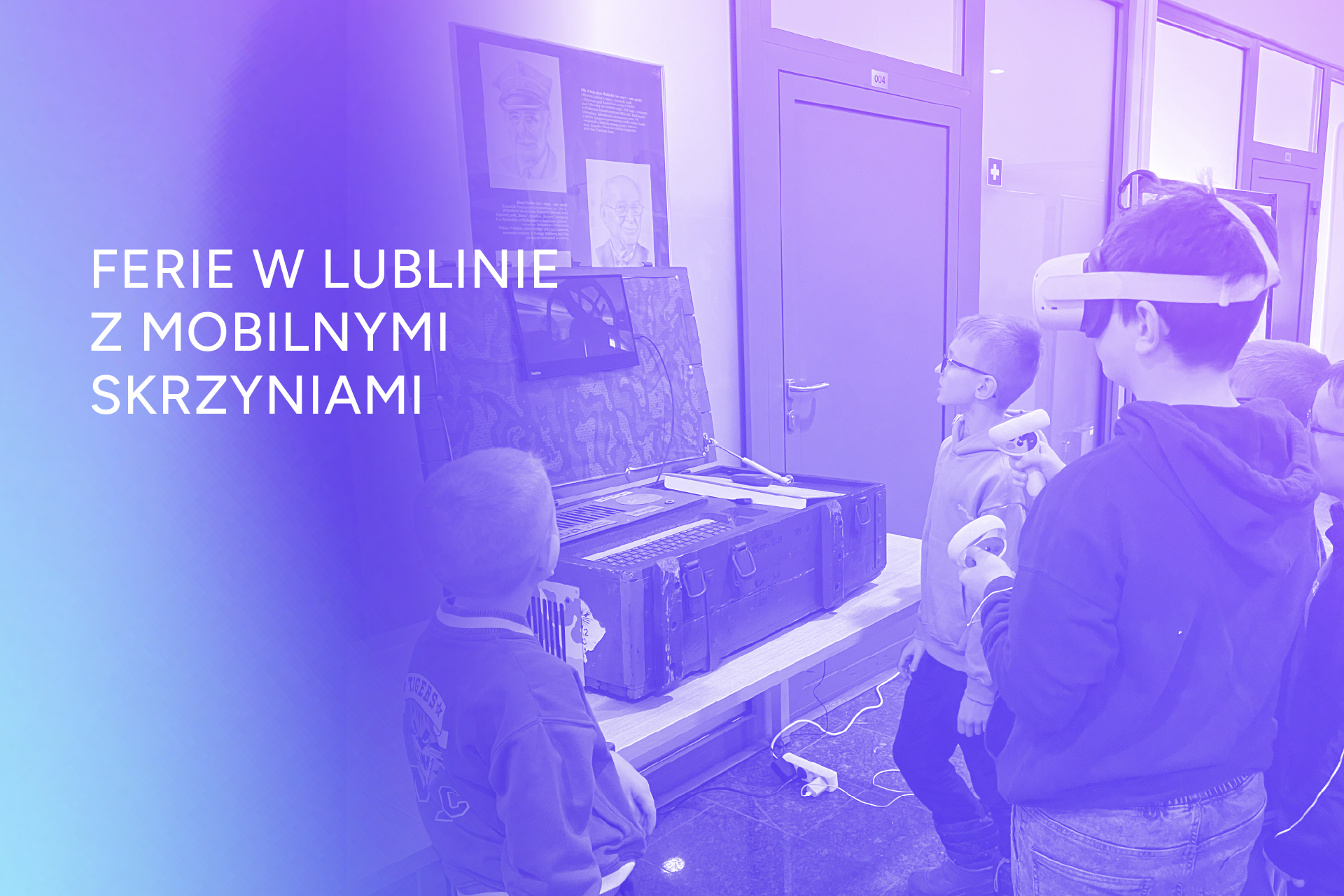 Mobilne skrzynie atrakcją podczas ferii w Lublinie